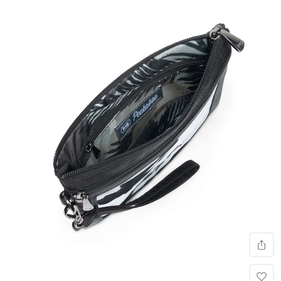 NWT Lug Peekaboo Convertible Crossbody Bag in Midnight Black - Picture 9 of 12